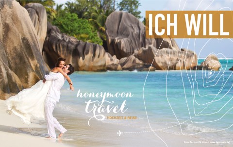 Honeymoon Travel, Hochzeitsreise Buchholz, Logo