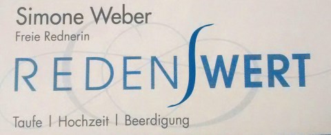 Redenswert - Freie Rednerin Simone Weber, Trauredner Walsrode, Logo