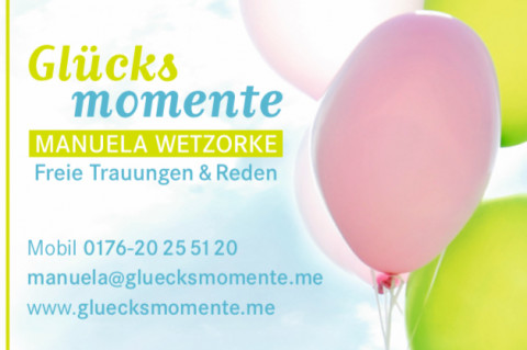 Glücksmomente - Freie Trauungen & Reden, Trauredner Hannover, Logo