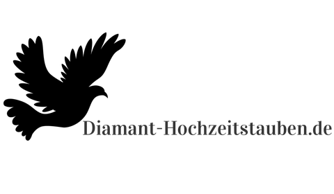 Diamant-Hochzeitstauben, Hochzeitstauben · Ballons Wedemark, Logo