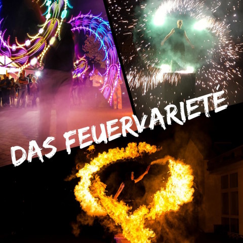 Das Feuervarieté, der Geheimtipp!, Showkünstler · Kinder Celle, Logo