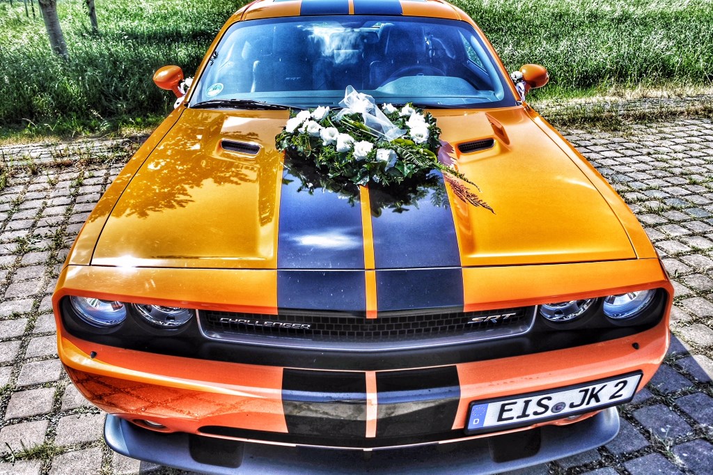 Hochzeitsauto Dodge Challenger